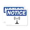 Signmission Symbol Only - Radio Frequency Hazard OSHA Notice Sign, Vinyl Decal, 5in W x 3.5in L, 2PK OS-2PACK-NS-D-35-L-16642 - alternate 1